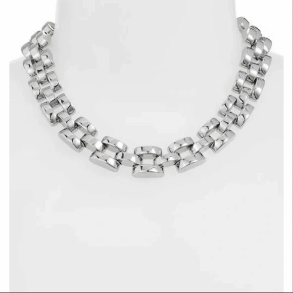 Kate Spade Silver Sliced Scallops Collar Necklace - Picture 5 of 5